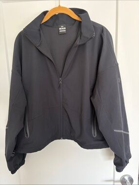 Under Armour Black Athletic Full-Zip Jacket